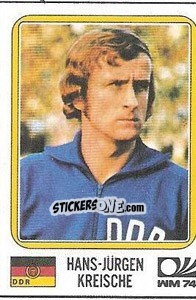 Figurina Hans-Jurgen Kreische - FIFA World Cup München 1974 - Panini