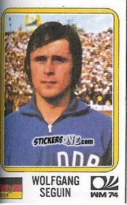 Sticker Wolfgang Segun - FIFA World Cup München 1974 - Panini