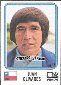 Sticker Juan Olivares - FIFA World Cup München 1974 - Panini