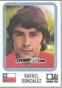 Sticker Rafael Gonzalez - FIFA World Cup München 1974 - Panini