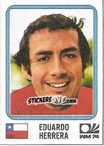 Cromo Eduardo Herrera - FIFA World Cup München 1974 - Panini