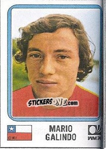 Figurina Mario Galindo - FIFA World Cup München 1974 - Panini