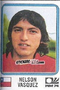 Cromo Nelson Vasquez - FIFA World Cup München 1974 - Panini