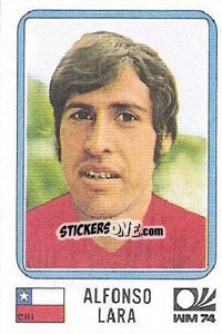 Sticker Alfonso Lara - FIFA World Cup München 1974 - Panini