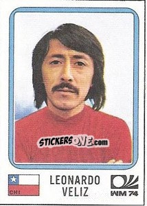 Figurina Leonardo Veliz - FIFA World Cup München 1974 - Panini