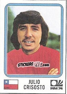 Sticker Julio Crisosto - FIFA World Cup München 1974 - Panini