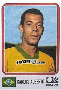 Sticker Carlos Alberto - FIFA World Cup München 1974 - Panini