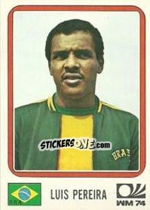 Sticker Luis Pereira - FIFA World Cup München 1974 - Panini