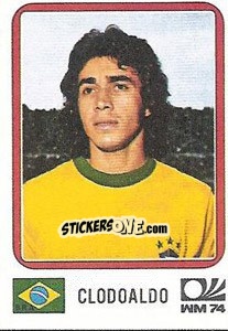 Sticker Clodoaldo - FIFA World Cup München 1974 - Panini