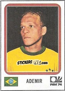 Cromo Ademir - FIFA World Cup München 1974 - Panini