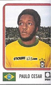 Sticker Paulo Cesar - FIFA World Cup München 1974 - Panini