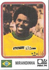 Figurina Mirandinha - FIFA World Cup München 1974 - Panini