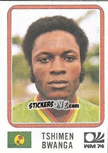 Figurina Tshimen Bwanga - FIFA World Cup München 1974 - Panini