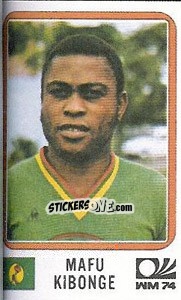 Figurina Mafu Kibonge - FIFA World Cup München 1974 - Panini