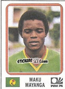 Sticker Maku Mayanga - FIFA World Cup München 1974 - Panini