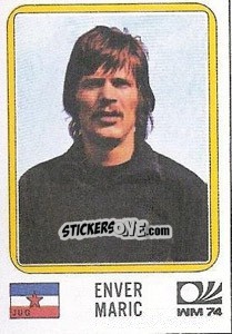 Sticker Enver Maric - FIFA World Cup München 1974 - Panini