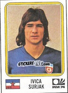 Sticker Ivica Surjak - FIFA World Cup München 1974 - Panini