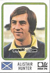 Figurina Alistair Hunter - FIFA World Cup München 1974 - Panini