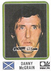 Sticker Danny Mcgrain - FIFA World Cup München 1974 - Panini
