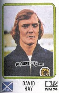 Sticker David Hay - FIFA World Cup München 1974 - Panini