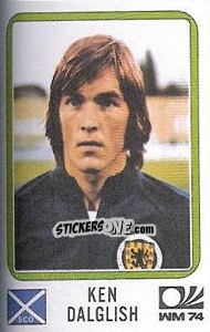 Figurina Ken Dalglish - FIFA World Cup München 1974 - Panini