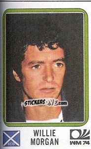 Sticker Willie Morgan - FIFA World Cup München 1974 - Panini