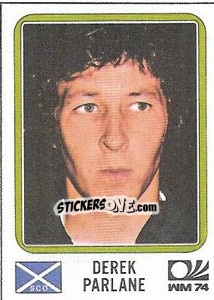 Sticker Derek Parlane - FIFA World Cup München 1974 - Panini