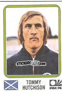 Cromo Tommy Hutchison - FIFA World Cup München 1974 - Panini