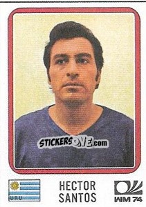 Cromo Hector Santos - FIFA World Cup München 1974 - Panini