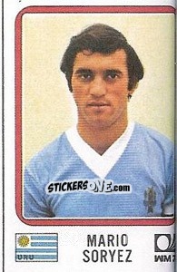 Cromo Mario Soryez - FIFA World Cup München 1974 - Panini