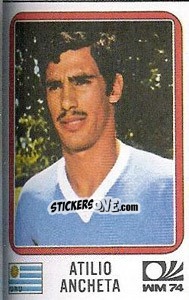 Cromo Atilio Ancheta - FIFA World Cup München 1974 - Panini