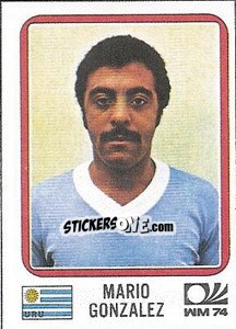 Cromo Mario Gonzalez - FIFA World Cup München 1974 - Panini