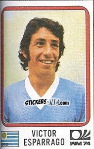 Figurina Victor Esparrago - FIFA World Cup München 1974 - Panini