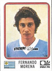 Sticker Fernando Morena - FIFA World Cup München 1974 - Panini