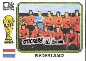 Sticker Echipa Olanda - FIFA World Cup München 1974 n. 233 - Panini