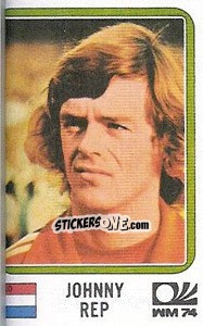 Cromo Johnny Rep - FIFA World Cup München 1974 - Panini