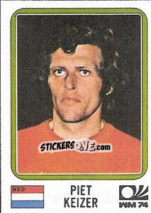 Sticker Piet Keizer - FIFA World Cup München 1974 - Panini