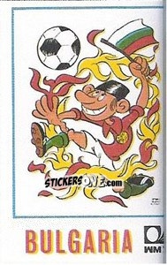 Sticker Bulgaria Caricature - FIFA World Cup München 1974 - Panini