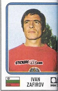 Sticker Ivan Zafirov - FIFA World Cup München 1974 - Panini