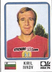 Sticker Kiril Ivkov - FIFA World Cup München 1974 - Panini