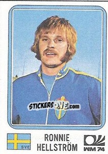 Sticker Ronnie Hellstrom - FIFA World Cup München 1974 - Panini