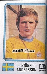 Sticker Bjorn Andersson - FIFA World Cup München 1974 - Panini