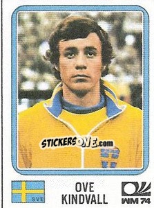 Sticker Ove Kindvall - FIFA World Cup München 1974 - Panini
