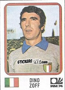 Sticker Dino Zoff - FIFA World Cup München 1974 - Panini
