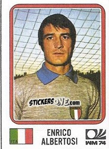 Cromo Enrico Albertosi - FIFA World Cup München 1974 - Panini