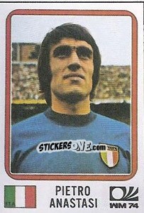 Cromo Pietro Anastasi - FIFA World Cup München 1974 - Panini