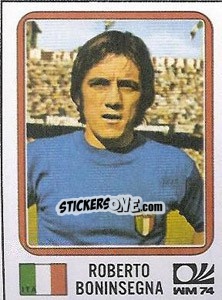 Figurina Roberto Boninsegna - FIFA World Cup München 1974 - Panini