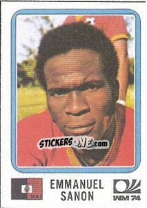 Sticker Emmanuel Sanon - FIFA World Cup München 1974 - Panini