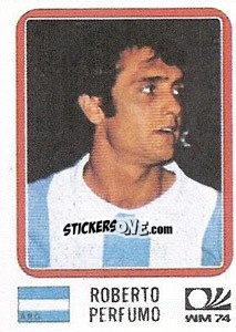 Sticker Roberto Perfume - FIFA World Cup München 1974 - Panini