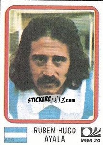 Figurina Ruben Hugo Ayala - FIFA World Cup München 1974 - Panini